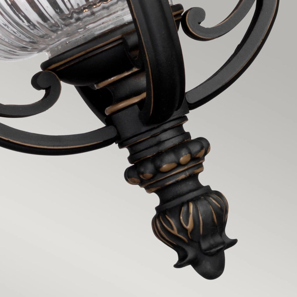Lampada sospesa da esterno Luverne bronzo E27 60W Kichler