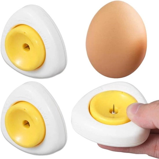 Elettroscala con cucchiai per uova e separatore uova - Accessori da cucina - 2 pezzi - Acciaio inossidabile