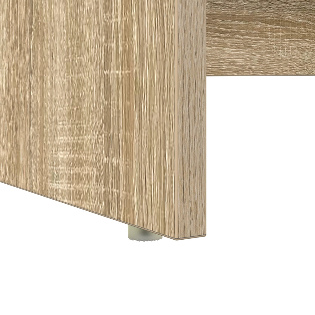 Scrivania con deposito rovere di Sonoma 120,5x44x88,5 cm Legno ingegnerizzato