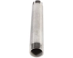 Connettore per tubi 200mm - Acciaio inossidabile 304 - Flessibile per esterno - Bocchetta doppia - Resistente alla corrosione - Per collegare tubi