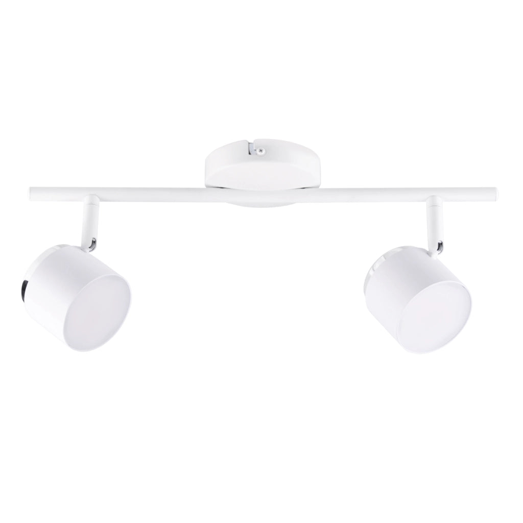 Lampada parete/soffitto LED 2 luci bianca 3000K Polux KUBIK 318220