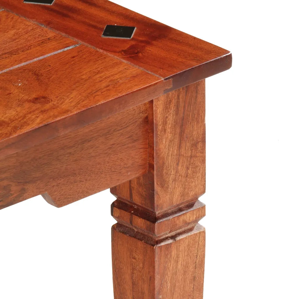 Tavolino da Salotto 110x50x35 cm in Legno Massello di Acacia 286258
