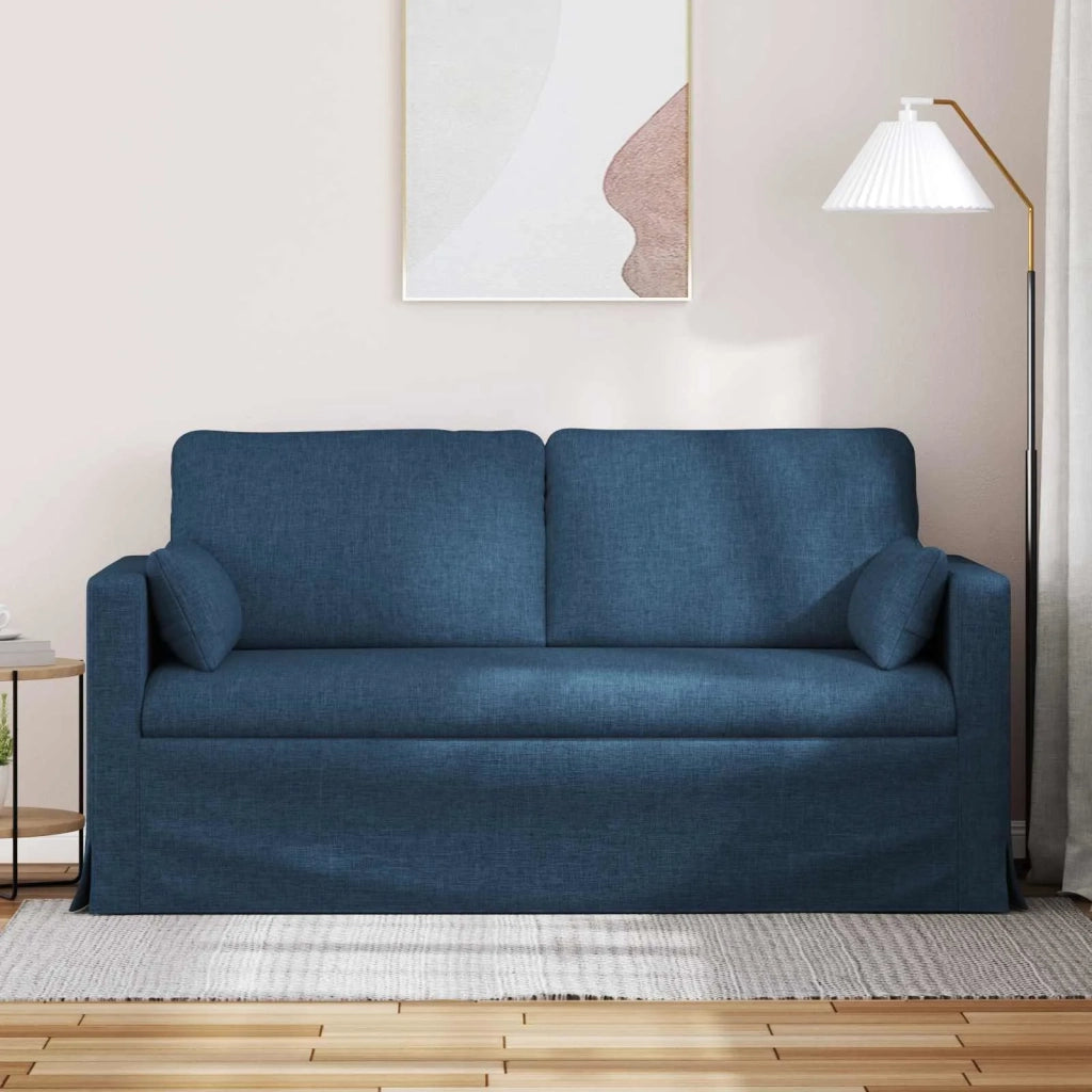 Divano | Divano da soggiorno | Sofa Blu 158 x 78 x 80 cm Tessuto
