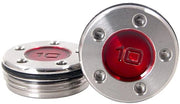 Pesi per putter da 10g - 2 pezzi - Pesi metallici di alta qualità - Anelli in gomma - Resistenti agli urti - Resistenti all'umidità