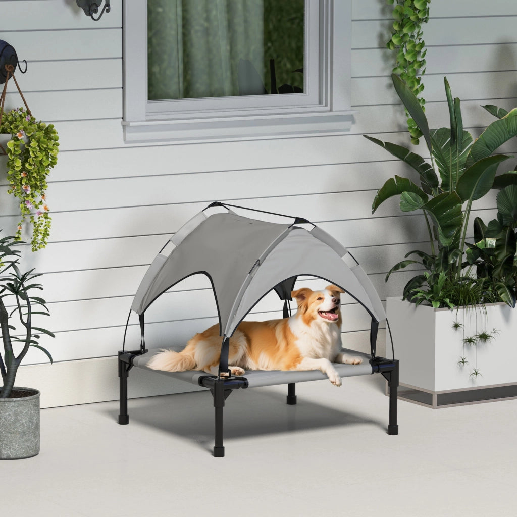 Letto per cani e gatti con trasportino ¨C zephmum ¨C 76x61x69.5 cm grigio