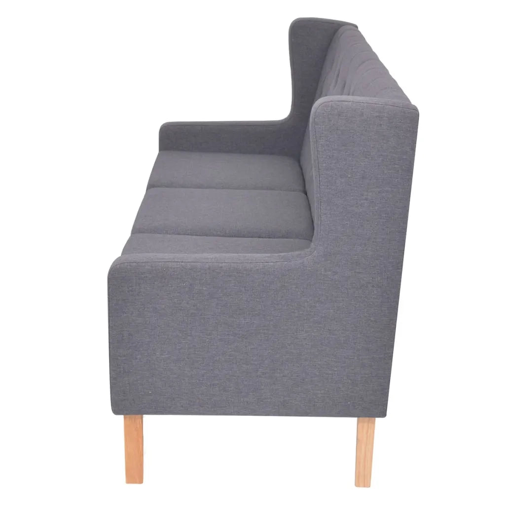 Divano | Divano da soggiorno | Sofa a 3 Posti in Tessuto Grigio