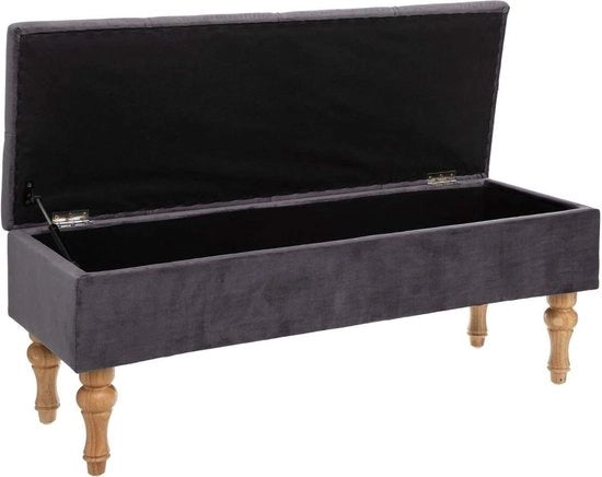 Banco con spazio di stoccaggio - Hocker – Bancopiazza con spazio di stoccaggio - Accessori per la sala da soggiorno 102 x 41 x 38 cm