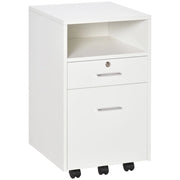 CASSETTIERA DA UFFICIO PORTADOCUMENTI 39,5 X 40 X 60 CM BIANCO