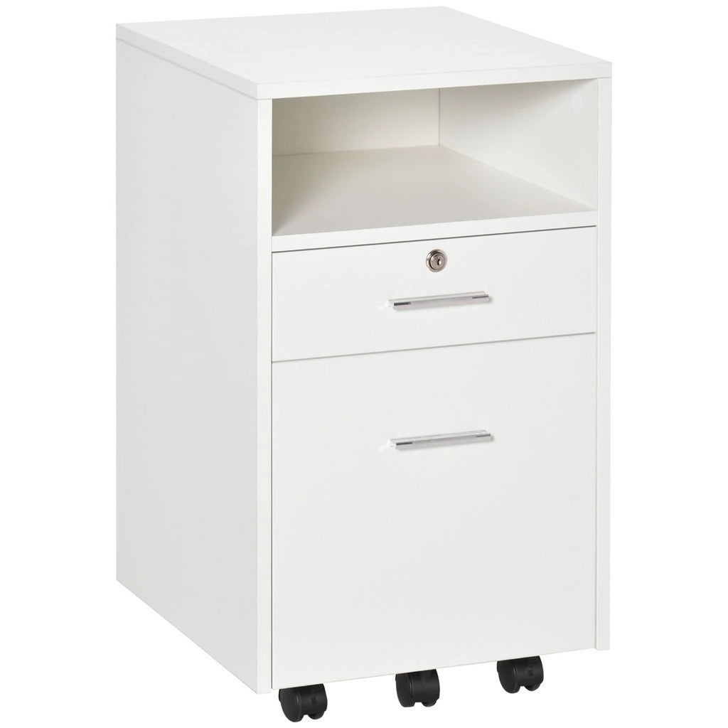 CASSETTIERA DA UFFICIO PORTADOCUMENTI 39,5 X 40 X 60 CM BIANCO