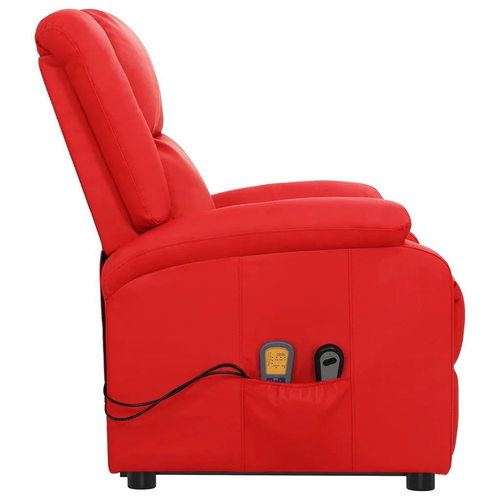 Poltrona Alzapersona Rosso in Similpelle 329697