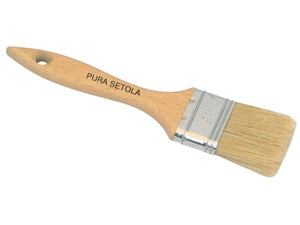 PENNELLESSA MANICO IN LEGNO SETOLA BIONDA  mm. 30 12.00 pz