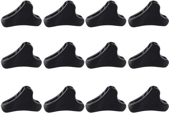 Tensionatore 12 pezzi - Plastico Flessibile - Per Linee di Tenda - Leggero - Antiscivolo - Ideale per Attività All'Aperto - Tensionatore di Tenda