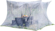 Tenda anti-zanzare XXL per interni ed esterni 300 x 300 x 250 cm 220 mesh bianco.