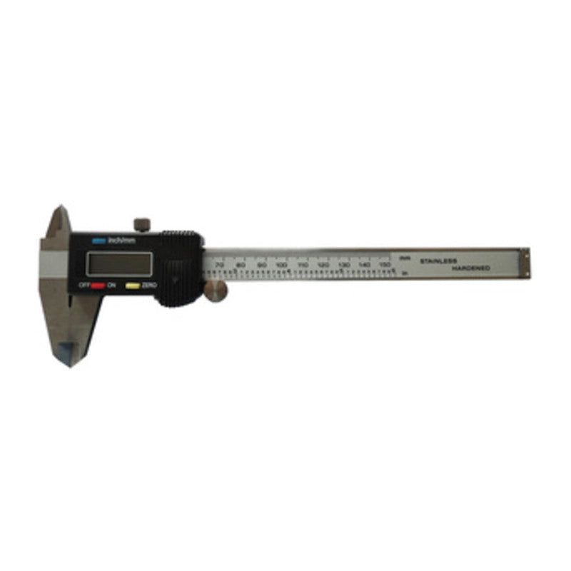 CALIBRO ACCIAIO DIGITALE LCD INOX LETTURA 0/150 MM- 1,0 pz