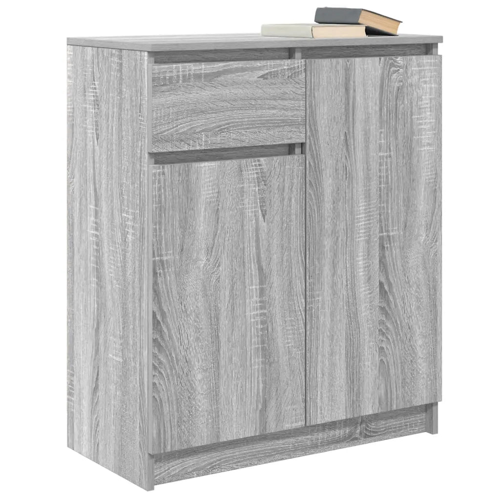 Credenza con Cassetto Grigio Sonoma 71x35x84 cm in Truciolato 861594