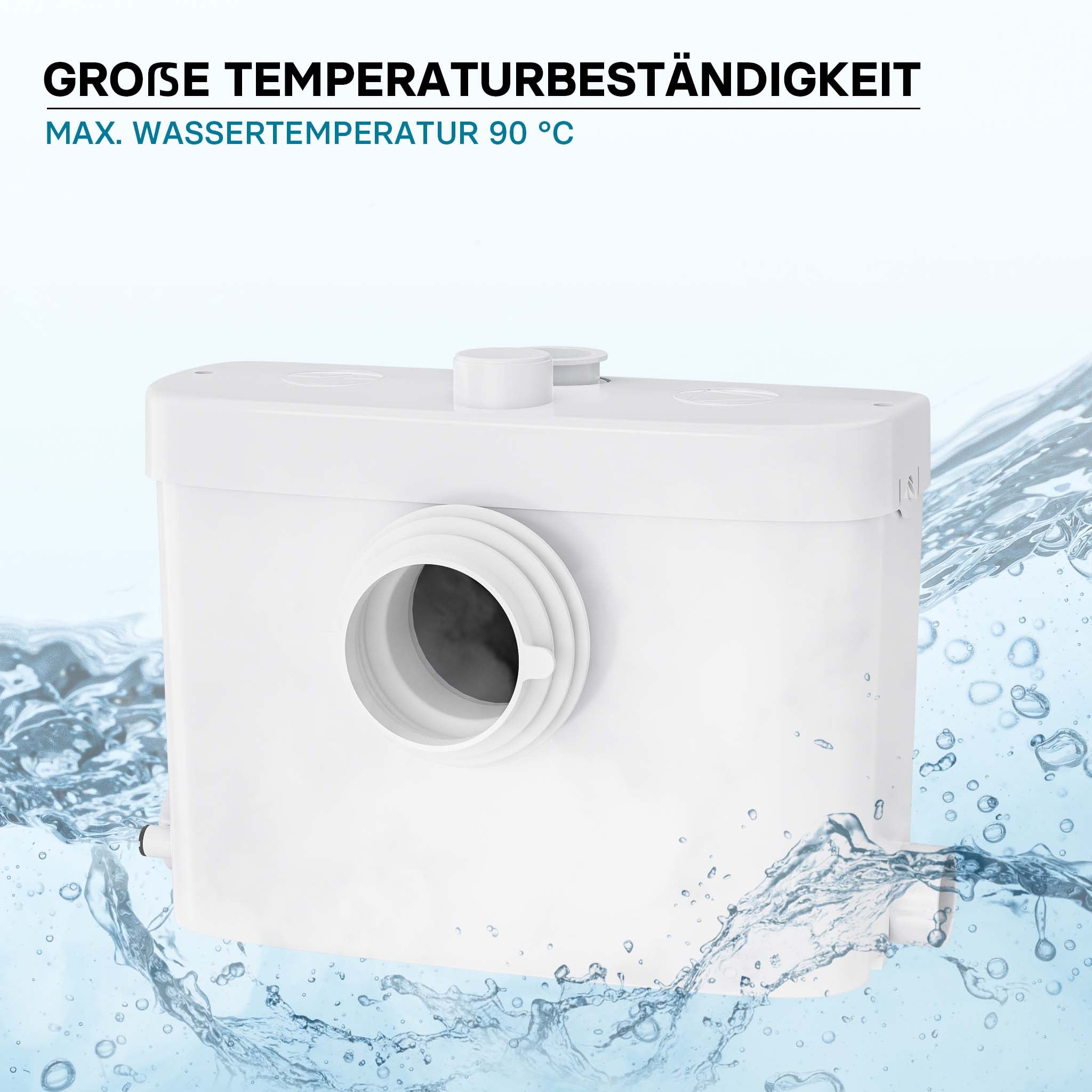 Stazione di sollevamento acque nere 3/1 450W con trituratore WC e attacco frontale