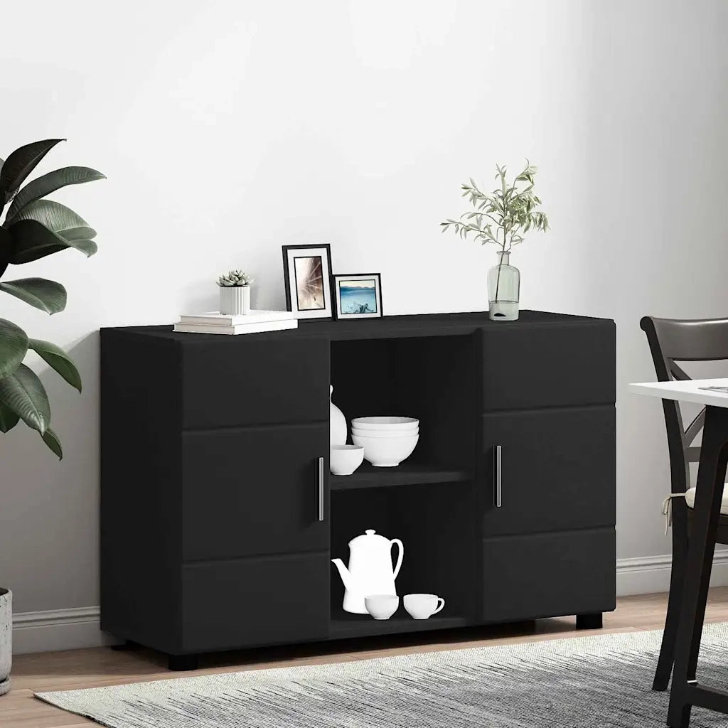 Credenza FLORIN Nero 88,5 x 30,5 x 55,5 cm Legno multistrato