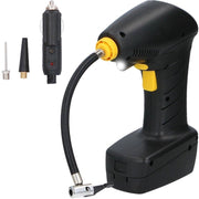 Trade Shop - Compressore Aria Auto Portatile 12v Ruote Auto Con Luce Led Beccucci Gonfiabili -