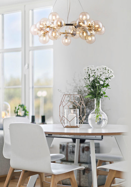 Lampada pendente Modern in Metallo Dallas Oro