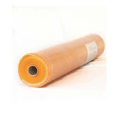 Rete intonaco 1x1 arancio - rotolo  da 50 mq
