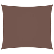 Parasole a vela | Telo Ombra | Vela da ombra in Tessuto Oxford Rettangolare 2,5x3 m Marrone