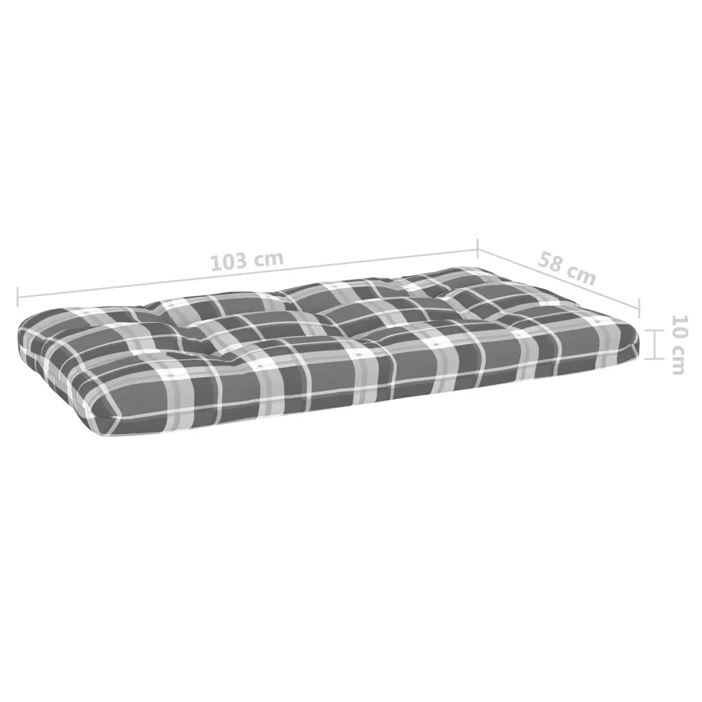 Set Divani su Pallet 4 pz e Cuscini in Legno di Pino Impregnato cod mxl 56716