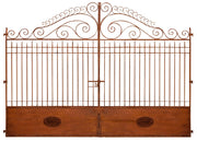 Biscottini CANCELLO IN FERRO L400XPR7XH300 CM battuto forgiato mano. Offerta Speciale