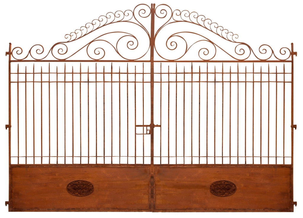 Biscottini CANCELLO IN FERRO L400XPR7XH300 CM battuto forgiato mano. Offerta Speciale