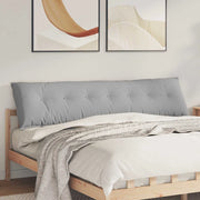 Cuscino per Schiena Grigio Nuvola 200 x 19 x 50 cm Tessuto