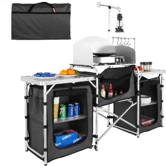 Cucina da Campeggio - Armadio da Giardino - Per Campeggiare - Compatta e Funzionale