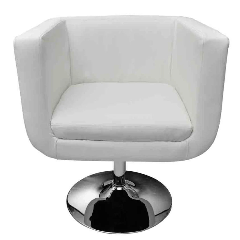 Poltrona/sgabello/poltrona da club regolabile in bianco dal design moderno 1102020/3