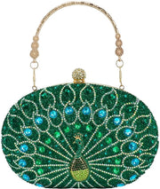 Borsa da sera in paillet vintage per donna, borsa a mano con spalle per matrimonio, festa e promessa