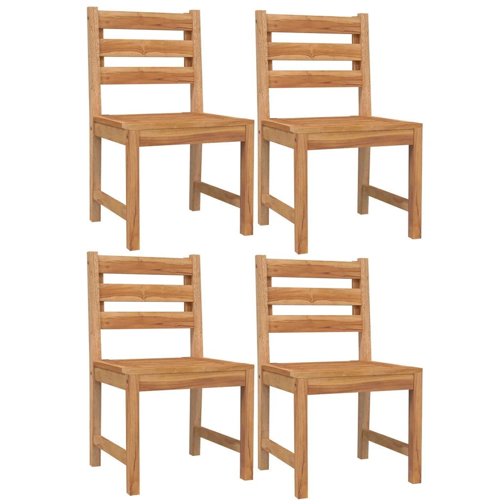Set da Pranzo per Giardino 5 pz in Legno Massello di Teak 3157183