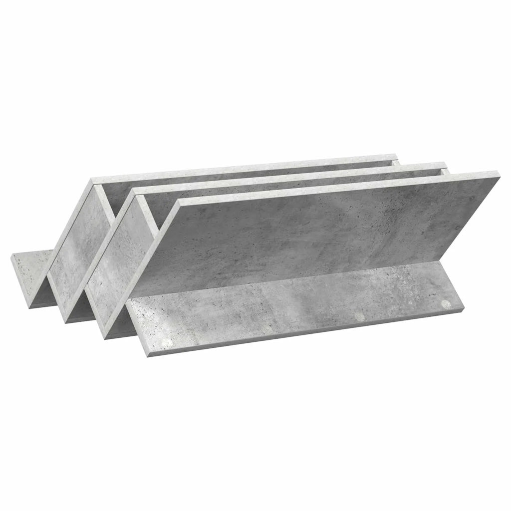 Scaffale per riviste Grigio Concret¨¨ 65 x 53 x 28,5 cm CFW4891610