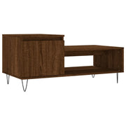 Tavolino da salotto | Tavolino da caff¨¨ | Tavolino da Soggiorno Rovere Marrone100x50x45cm Legno Multistrato