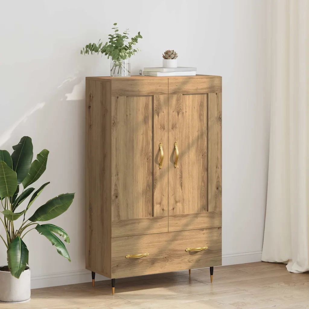 Credenza con Cassetto-Buffet-Armadio da cucina Rovere artigianale 69,5 x 31 x 115 cm 176552