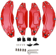 Copricoppe in alluminio - 4 pezzi - Adatto per ruote da 19/20 pollici - Copriammortizzatore - Design sportivo - Precisione e forma a passo - Copriammortizzatore per freni