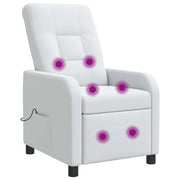 Poltrona Massaggiante Bianco Tessuto 42035042
