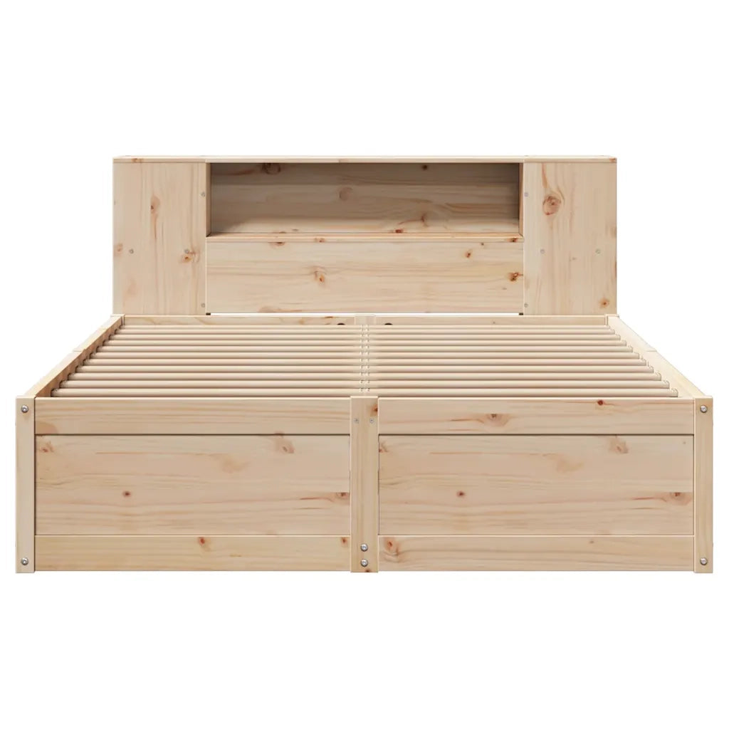 Letto senza Materasso 135x190 cm in Legno Massello di Pino 3323425