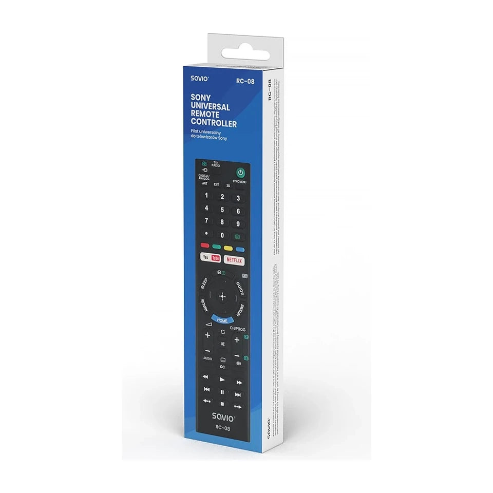 Savio RC-08 telecomando TV Pulsanti premuti