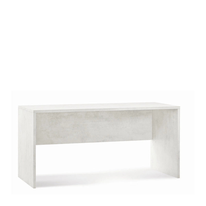 Scrivania L160 In Kit Ossido Bianco cm 160x69x76h - Sarmog