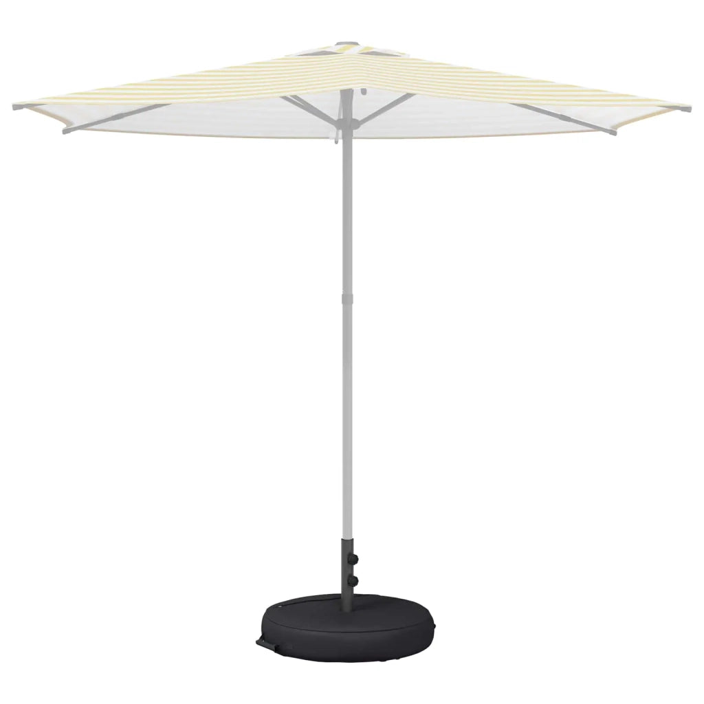 Base per Ombrello da Patio 60 x 60 cm Acciaio Nero 42036277