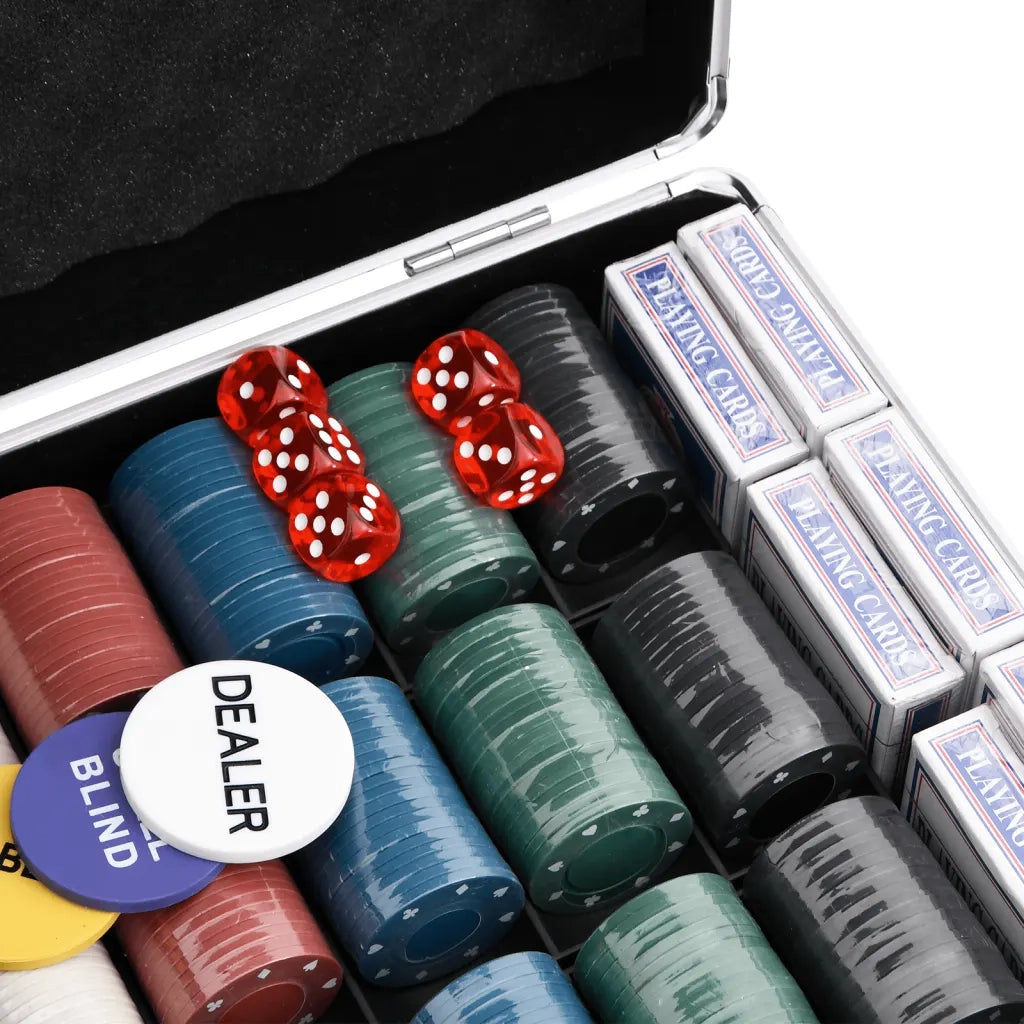 Set di Fiches da Poker 600 pz 4 g CFW7703261