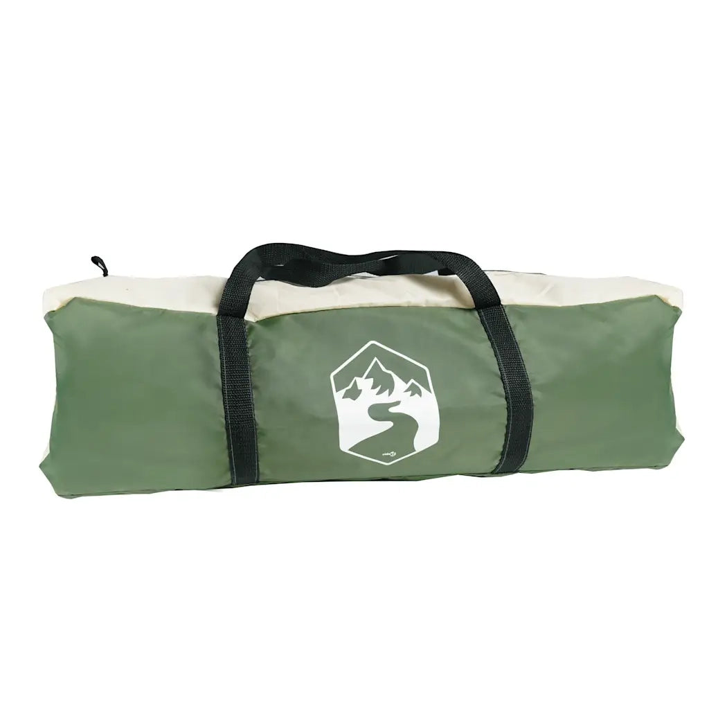Tenda Familiare Cabina per 6 Persone Verde Impermeabile