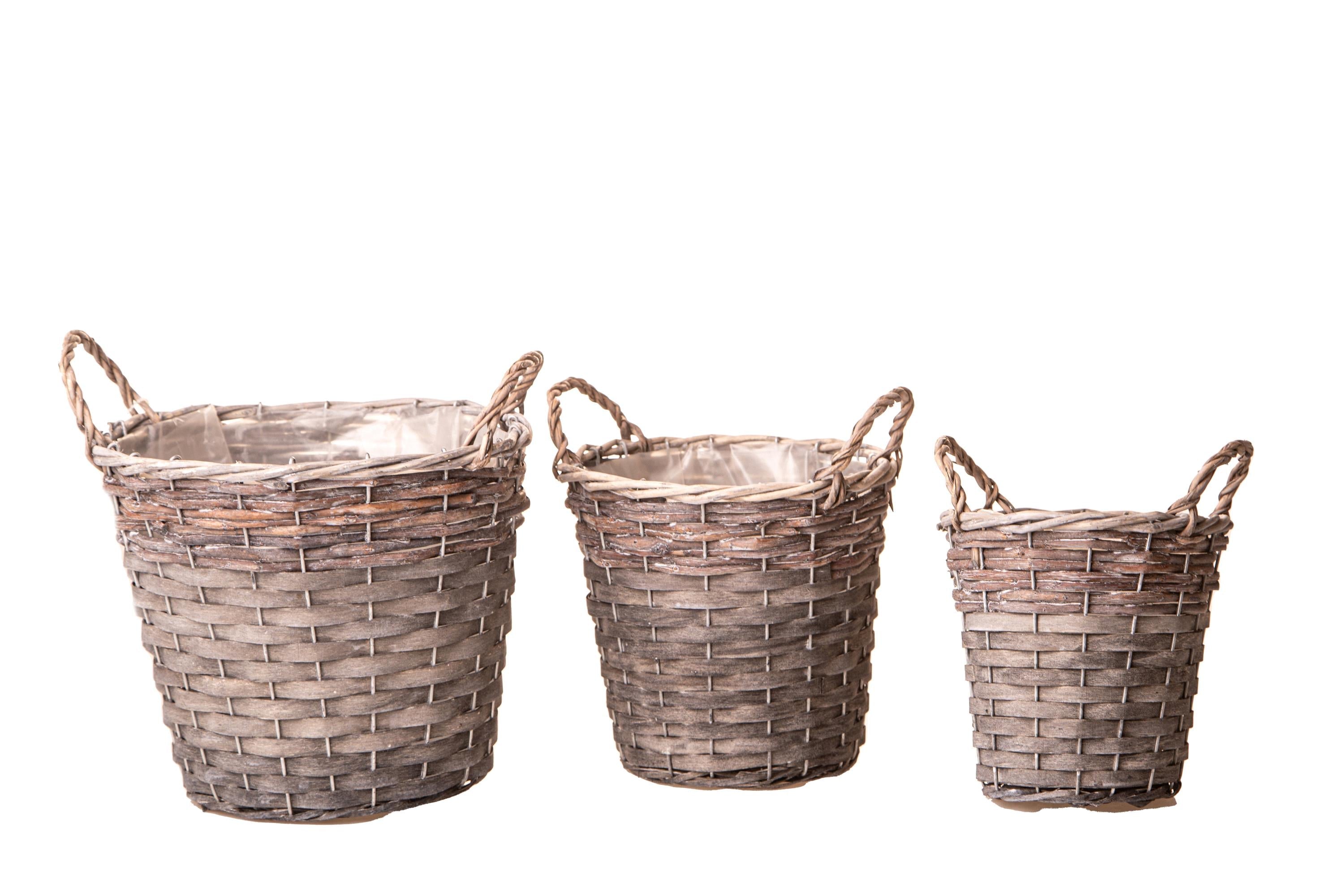 Set 6 Cesti 24x H 20 cm