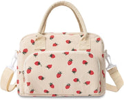 Borsa da picnic per uomo e donna, 12L grande borsa isolata con cinturino regolabile, sacchetto da picnic pieghevole per uomo e donna, borsa isolata per pic-nic al lavoro in viaggio