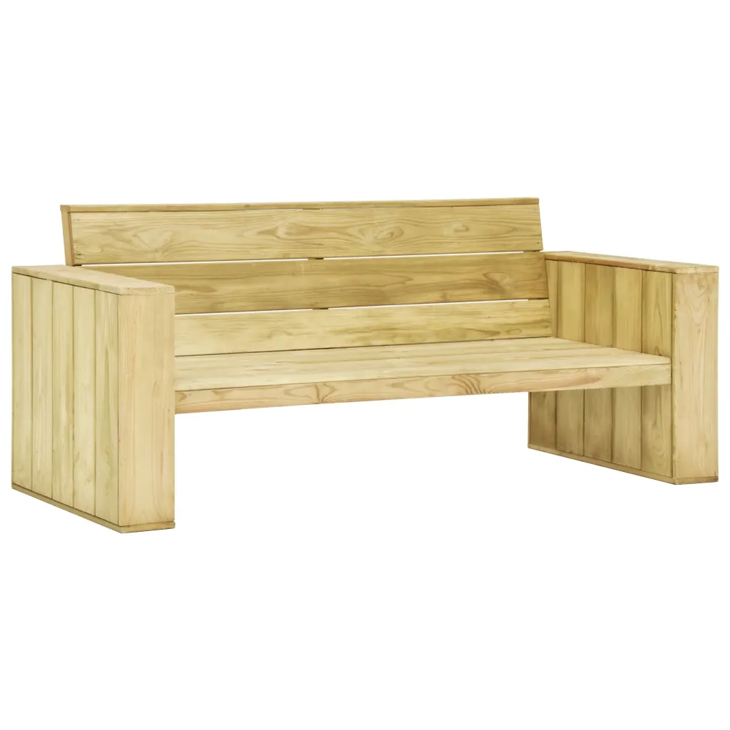 Set Divani da Giardino 2 pz | Set Salotto da Giardino in Legno di Pino Impregnato