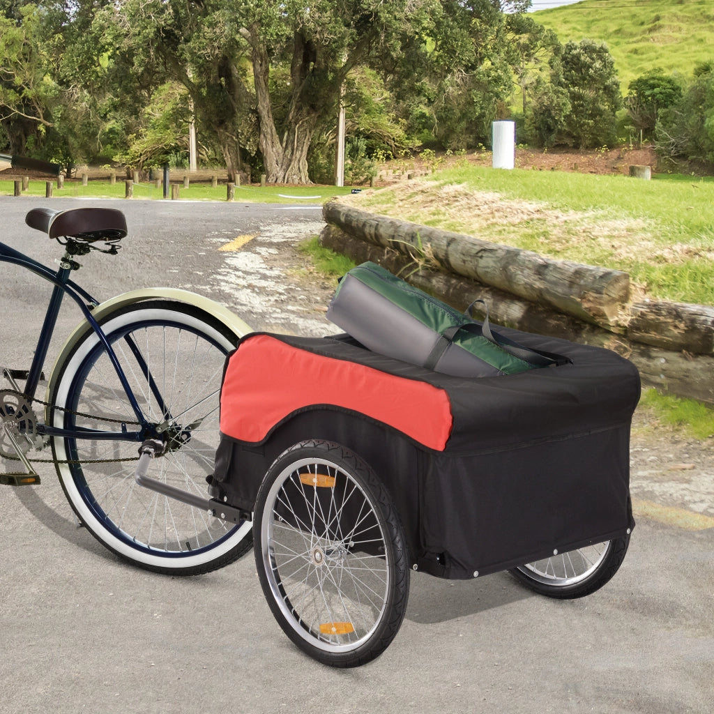 Rimorchio per Bicicletta da Carico ¨C Xylo ¨C Rosso-Nero
