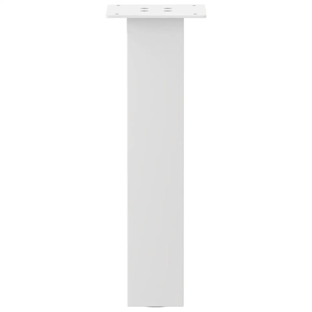 Gambe per tavolino da caff¨¨ 4 pz-Set di 4 Gamba per Tavolo Bianche 30 cm Acciaio 288263