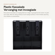 Cassa di Ricarica Manuale per Monete - Organizzatore di Denaro - Materiale ABS - Dimensioni 24,5 cm - Cassaforte per Monete